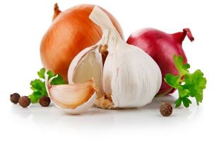 onion, garlic
